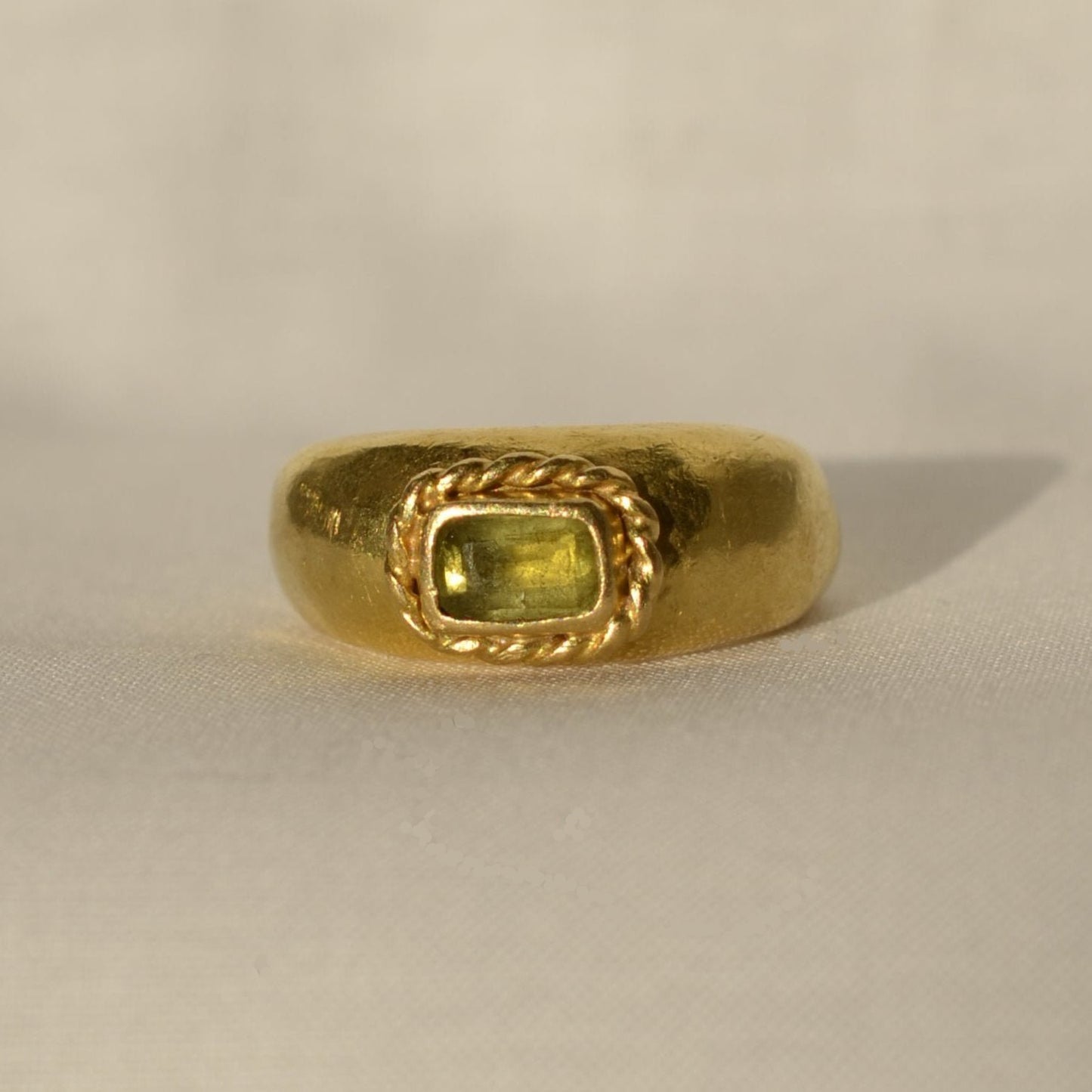 Signet Ring with Cordella and Peridot - coming soon