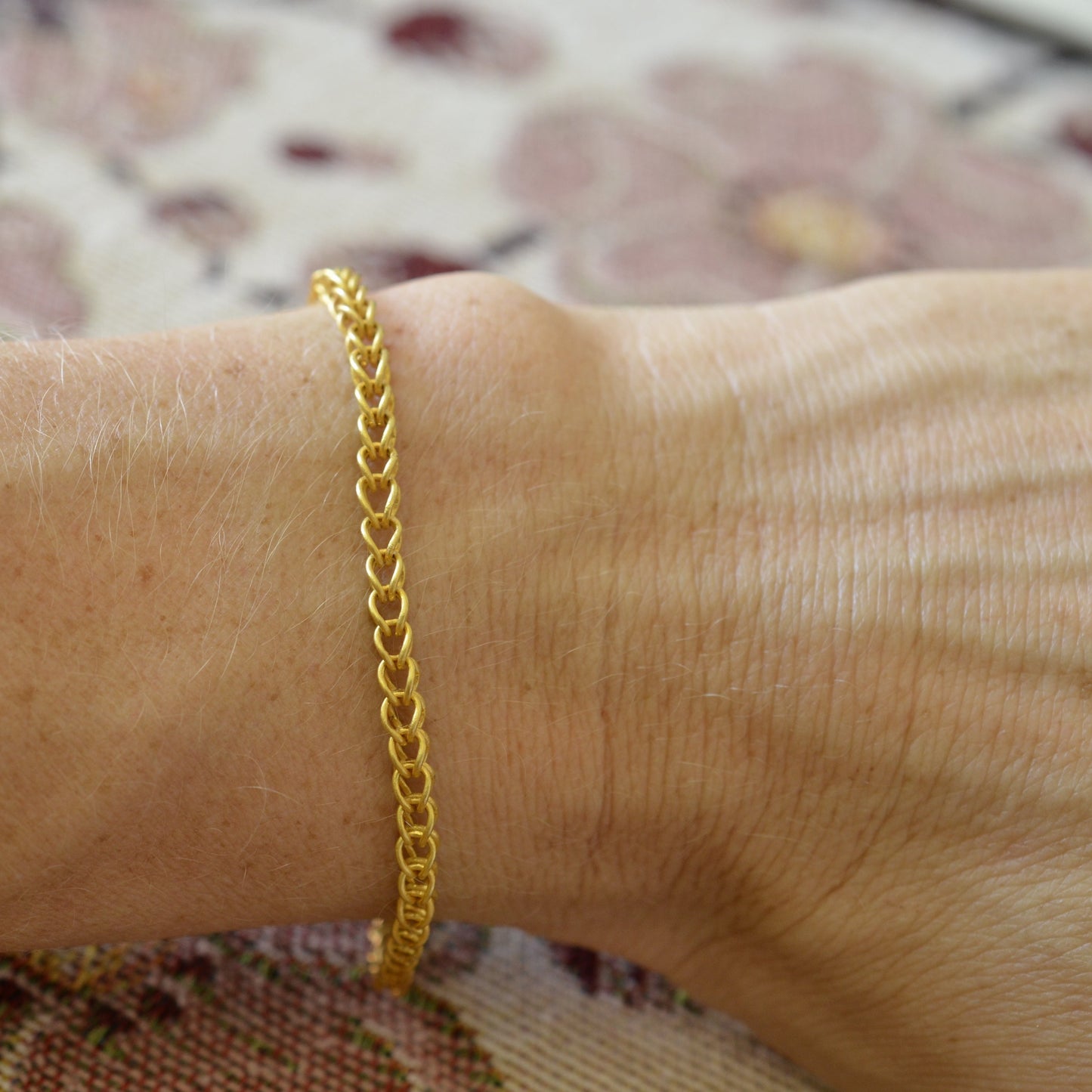 Handwoven Chain Bracelet