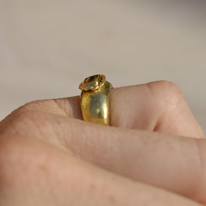 Signet Ring with Cordella and Peridot - coming soon